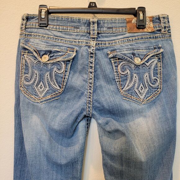 Mek Denin Buckle Jeans Womens Size 30 x 32 Basti Bootcut - Picture 5 of 10